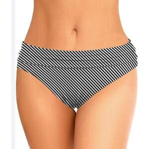 Zmart Full Coverage Ruched Bikini Bottoms Tummy Control Swim Bottoms Women's XL